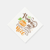 Calligrafie Pumpkin Spice en alles Nice Servet (Hoek)