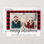 Calligrafie Red Plays Briefkaart (Voorkant / Achterkant)