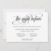 Calligrafie repetitief diner kaart (Voorkant)