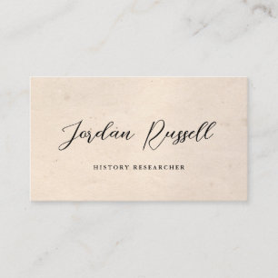 Calligrafie Script Aged Background Square Visitekaartje