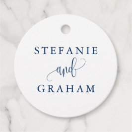  Calligrafie Script Blue Wedding Bedankt Bedankjes Labels