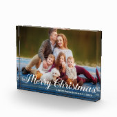 Calligrafie-script Foto Merry Kerstster (Rechts)