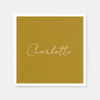 Calligrafie Script Gouden Kleur Eigen naam Bewerke