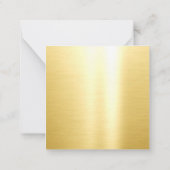 Calligrafie Script Name Gold White Sjabloon (Achterkant)