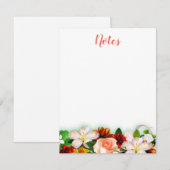 Calligrafie Script Sjabloon Waterverf Floral (Voorkant / Achterkant)