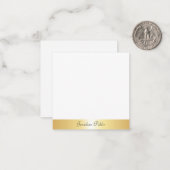 Calligrafie Script Tekst Naam Gouden Sjabloon (Voorkant / Achterkant in situ)