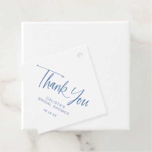 Calligrafie Script Vrijgezellenfeest Dank u Bedankjes Labels (In situ)