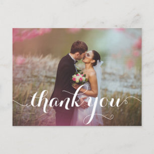 CALLIGRAFIE SCRIPT WEDDING DANK U BRIEFKAARTEN