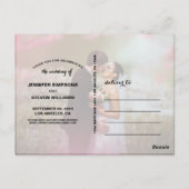 CALLIGRAFIE SCRIPT WEDDING DANK U BRIEFKAARTEN (Achterkant)