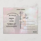 CALLIGRAFIE SCRIPT WEDDING DANK U BRIEFKAARTEN (Achterkant)