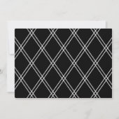 Calligrafie sparen Datum 7 de Collage van het Net  Save The Date (Achterkant)