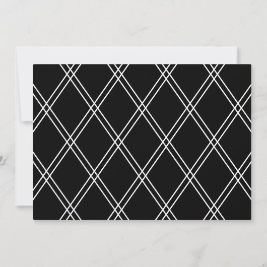 Calligrafie sparen Datum 7 de Collage van het Net Save The Date (Achterkant)