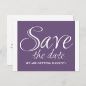 Calligrafie Sparen het Briefkaart van de Datum, Pa (Voorkant / Achterkant)