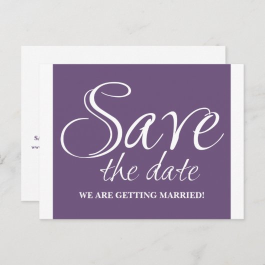 Calligrafie Sparen het Briefkaart van de Datum, Pa (Voorkant / Achterkant)