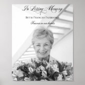 Calligrafie 'Ter Herinnering'  Poster (Voorkant)