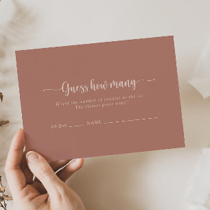 Calligrafie Terracotta zal raden hoeveel Kaart het Visitekaartje