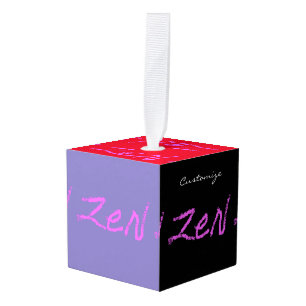 calligrafie Thunder_Cove roze/zwart Decoratie