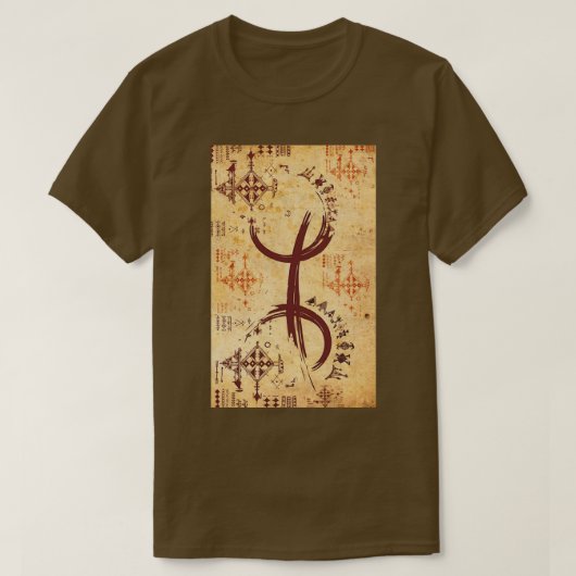Calligrafie Tifinagh Bag 23 T-shirt (Design voorkant)