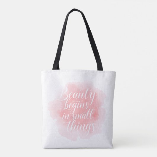 Calligrafie Tote Bag (Achterkant)