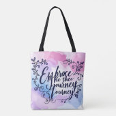Calligrafie Tote Bag (Achterkant)