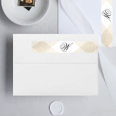 Calligrafie Typografie Monogram Gold Deco Wedding