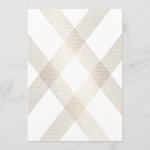 Calligrafie Typografie Monogram Gold Deco Wedding Kaart (Achterkant)