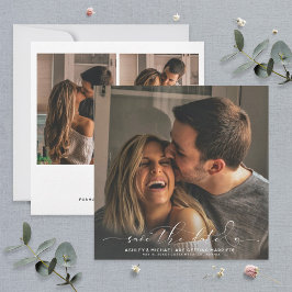 Calligrafie Typografie Square 3 Fotohuwelijk Save The Date