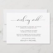 Calligrafie typografie Trouw Wensput Horiz. Kaart (Voorkant)