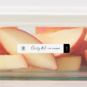 Calligrafie Uitbewerkbare kleuren Contrast Product Labels (Aangebracht)