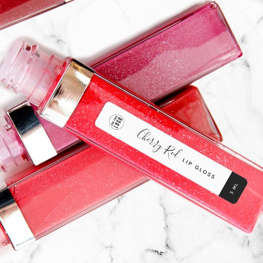 Calligrafie Uitbewerkbare kleuren Contrast Product Labels