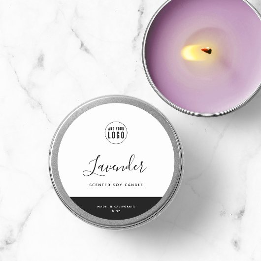 Calligrafie Uitbewerkbare kleuren Contrast Product Ronde Sticker