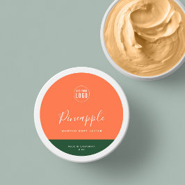 Calligrafie Uitbewerkbare kleuren Contrast Product Ronde Sticker