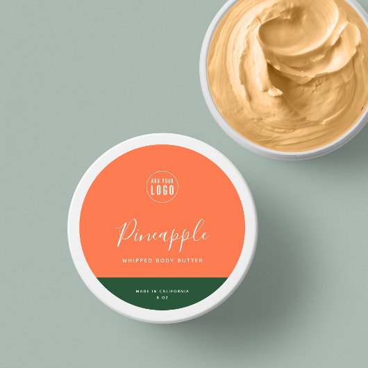 Calligrafie Uitbewerkbare kleuren Contrast Product Ronde Sticker