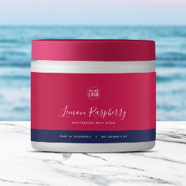 Calligrafie Uitbewerkbare kleuren Contrast Product Waterfles Etiket