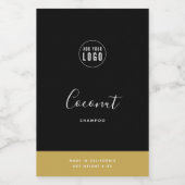 Calligrafie Uitbewerkbare kleuren Contrast Product Wijn Etiket (Enkel label)