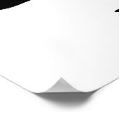 Calligrafie van de Japanse Word Karate Poster (Hoek)