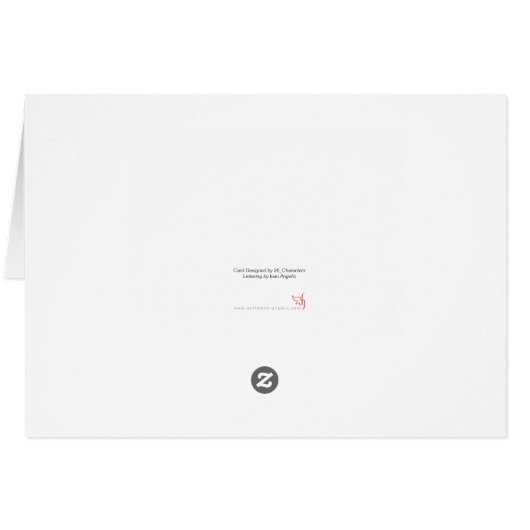 Calligrafie van de kalk en de rode kerst van de lu (Achterkant Horizontaal)