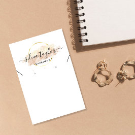 Calligrafie Verdien Ketting display card Visitekaartje