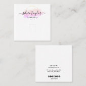 Calligrafie Visitekaartje voor kunsthuurder (Voorkant / Achterkant)