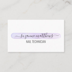 Calligrafie Waterverf Minimalistische Vijl Visitekaartje