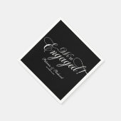 Calligrafie We zijn een zwarte servicepartij Servet (Hoek)