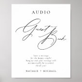 Calligrafie Weddenschap Audio Telefoonboek Poster (Voorkant)