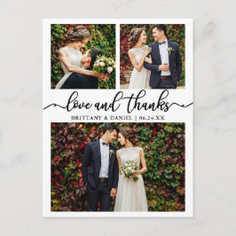 Calligrafie Weddenschap Collage 3 Foto Hartelijk d Briefkaart