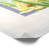 Calligrafie Wedding 1 Corinthians 13 Waterverf Poster (Hoek)