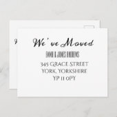 Calligrafie wij hebben het Briefkaart van de Aanko (Voorkant / Achterkant)