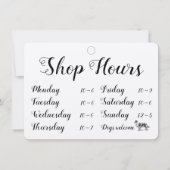 Calligrafie Winkelen Open Honden Welkomstvenster O (Achterkant)