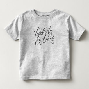 Calligrafie "Yodel-Ay-Ee-Oooo" Funny Kinder Shirts
