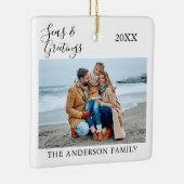 Calligrafie-Zeeen en foto's Keramisch Ornament (Rechts)