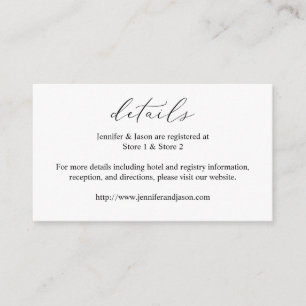 Calligrafie zwart-wit — SM Informatiekaartje