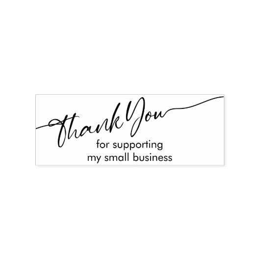 Calligrafiecartrificatie Dank u Rubberstempel (Afrduk)